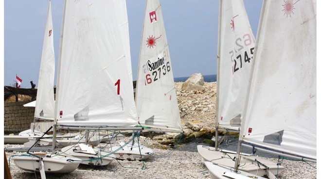 Lebanon - laser sailing ©  SW